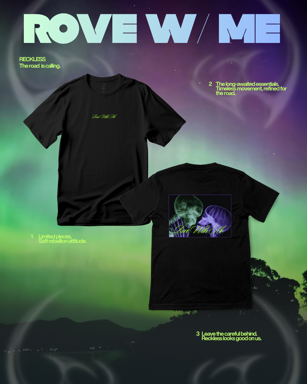 Rove With Me Unisex Streetwear T-shirt (Couple)