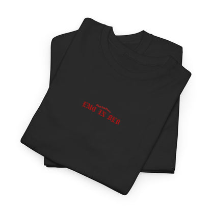 Emo In Bed Overthinking Unisex Cotton Streetwear T-shirt in Black