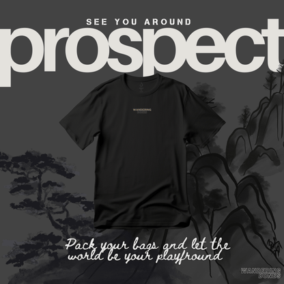 Globetrotting Skeleton Unisex Streetwear T-shirt in Black