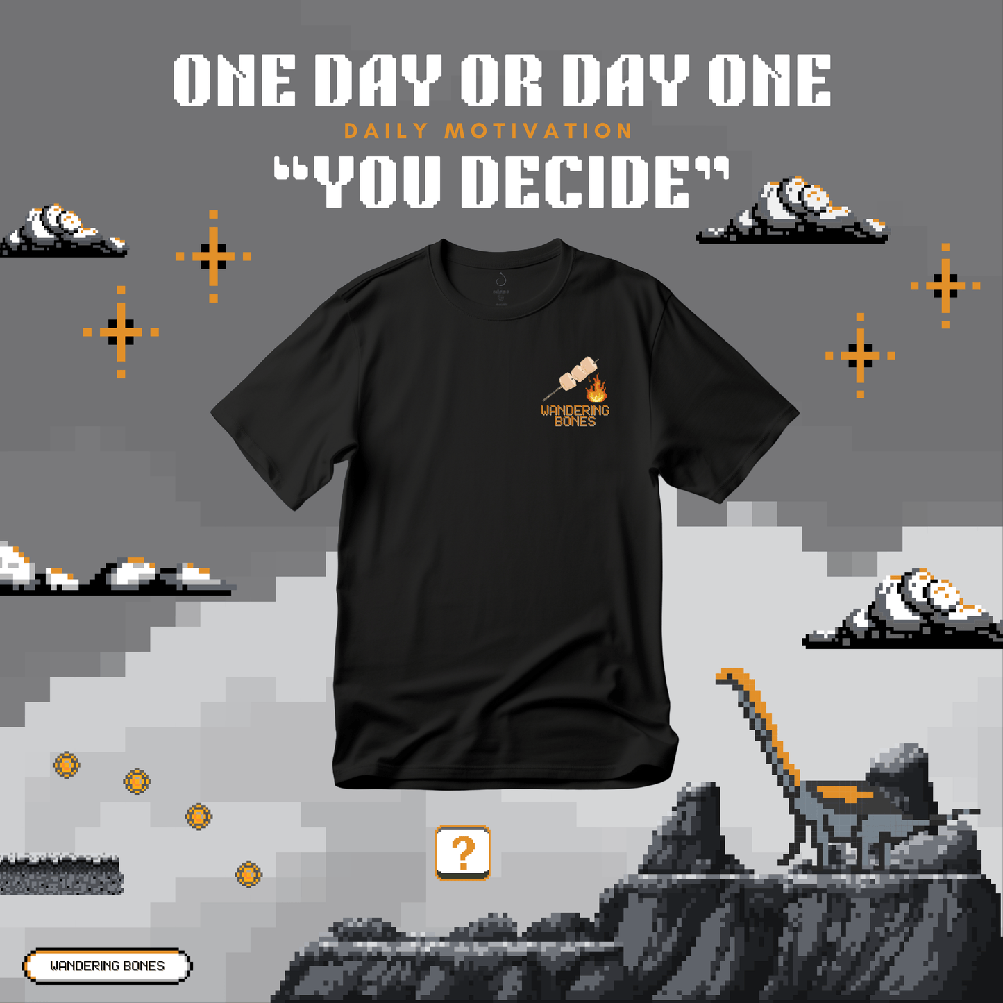 Camping Adventure Ready Unisex Streetwear T-shirt in Black (Outdoor Camping Vibes)