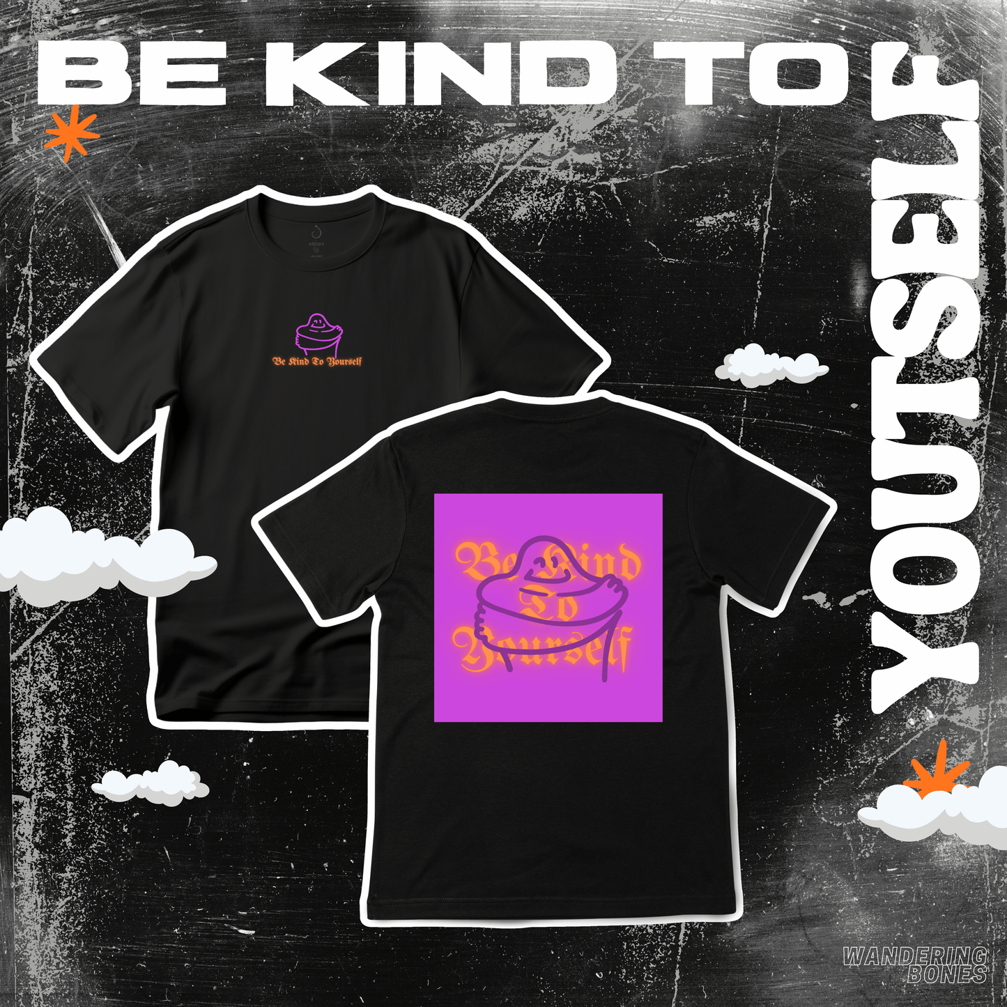 Copy of Be Kind To Yourself Unisex Streetwear T-shirt (Peony)