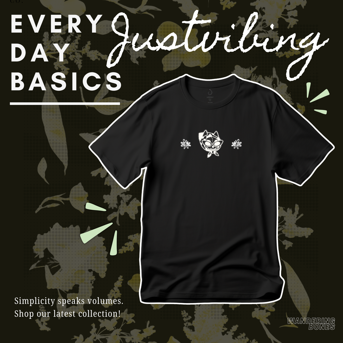 Just Vibing Unisex Streetwear T-shirt (Logo)